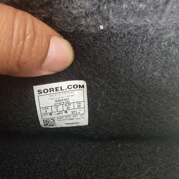 Sorel Youth Yoot Pac Nylon Cold Weather Boot Quarry/Dolphin 4  US Big Kid - Picture 7 of 10